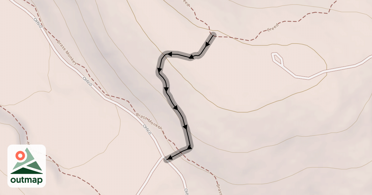 Map of Blackbird Trail