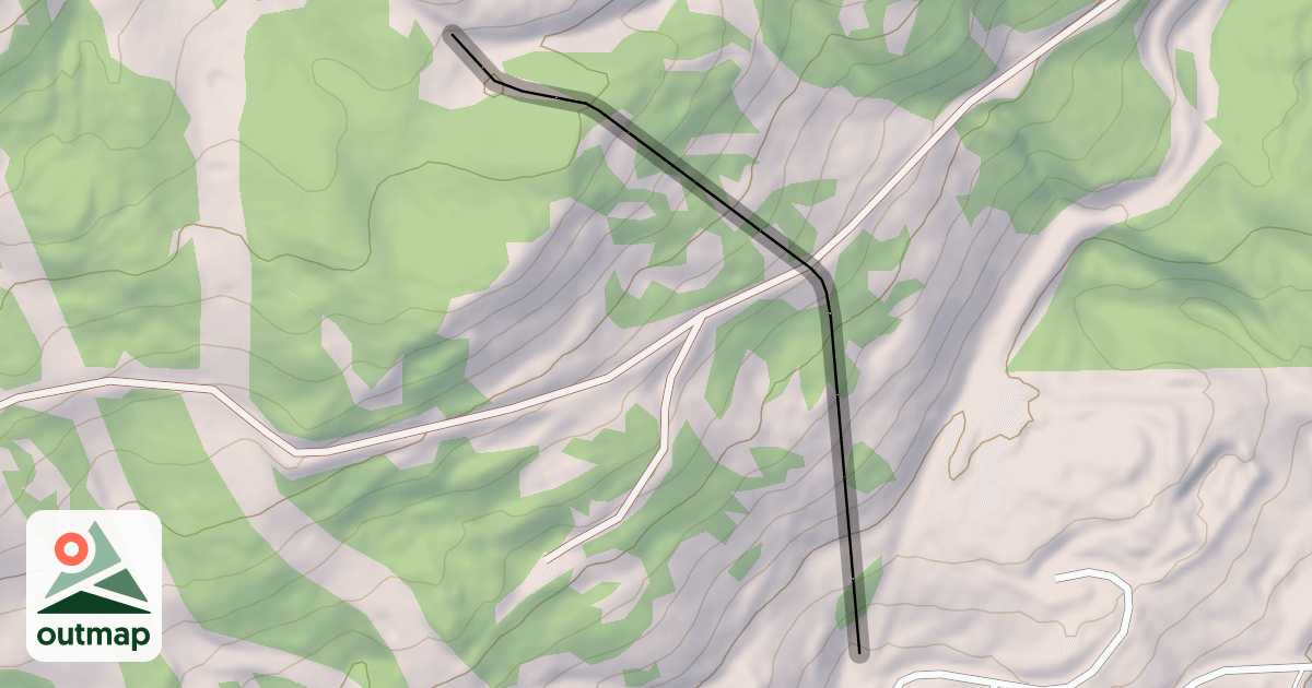 Map of Pack Saddle Glades