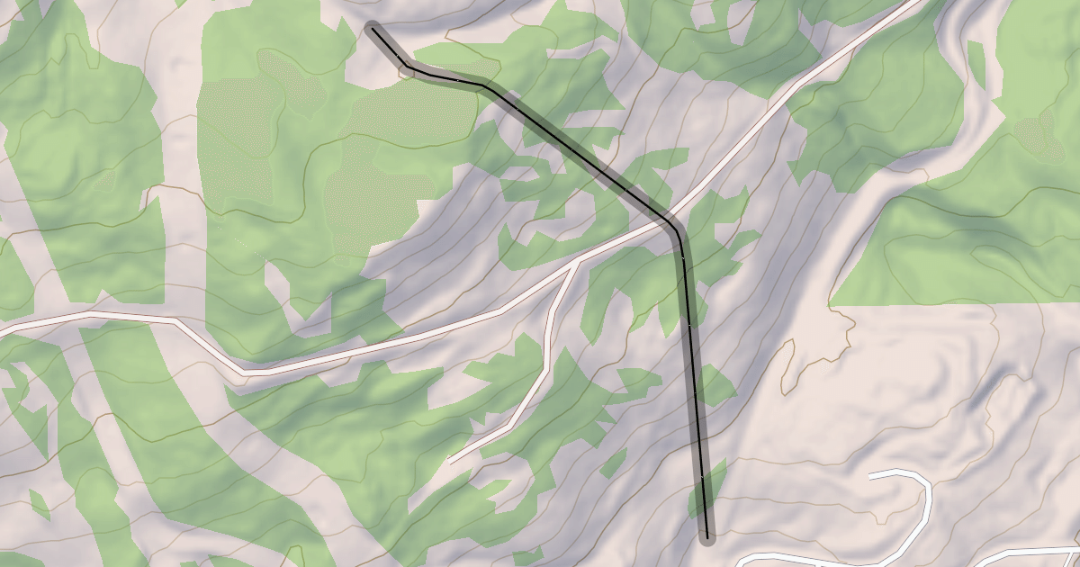 Map preview of Pack Saddle Glades