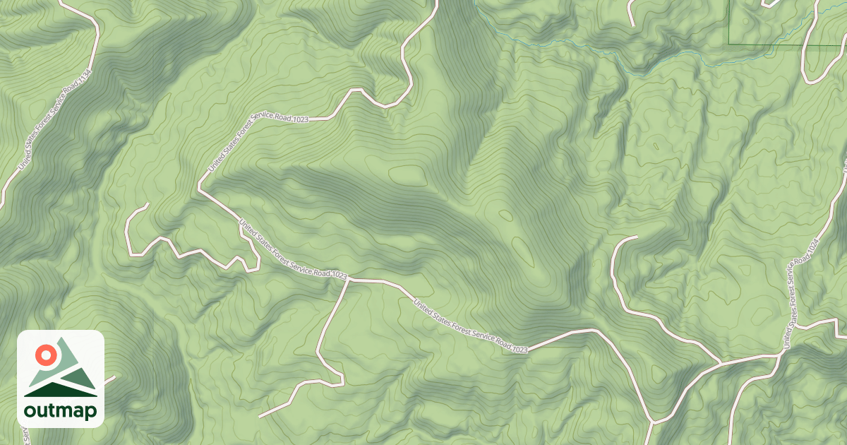 Map of HORN CREEK ROAD