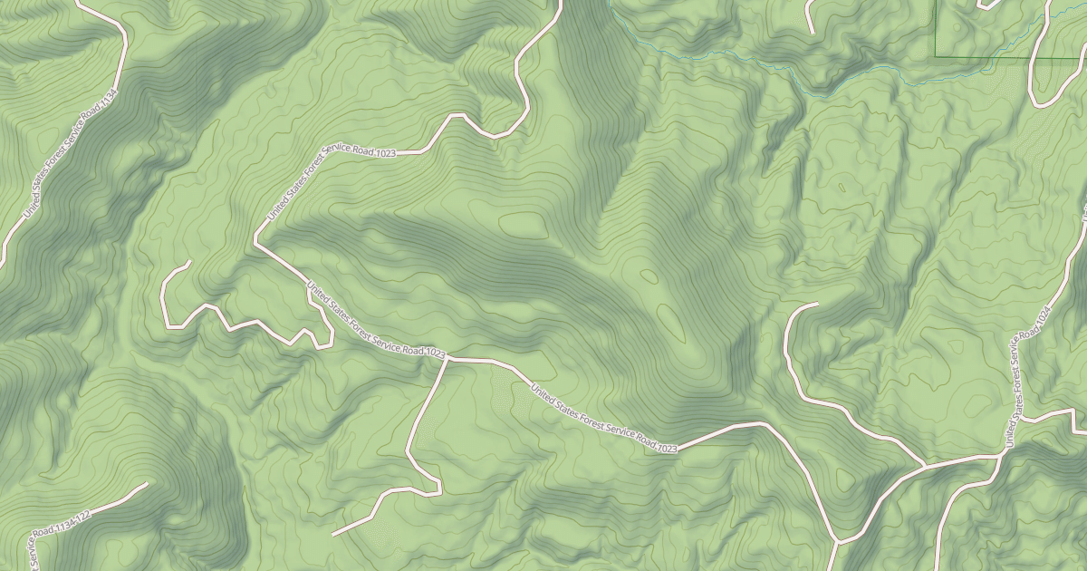 Map preview of HORN CREEK ROAD