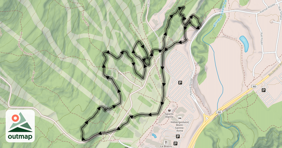 Map of 10 Coupe du Monde boucle