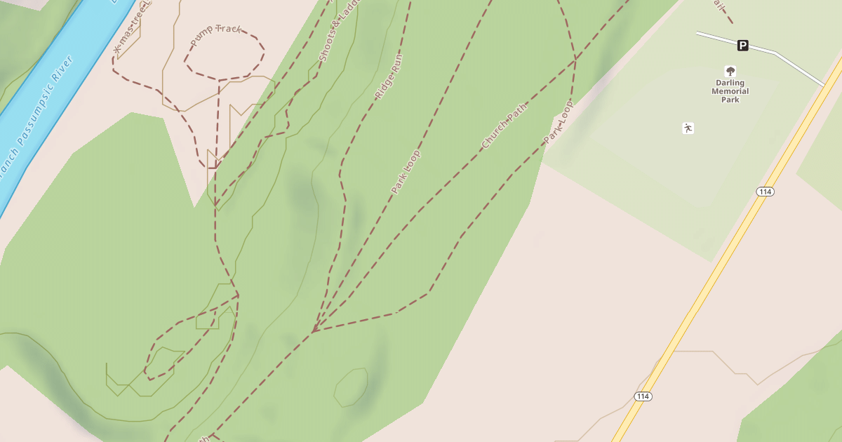 Map preview of Church Path
