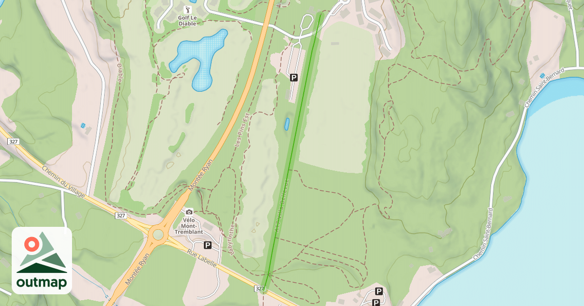 Map of A17 Villa Bellevue
