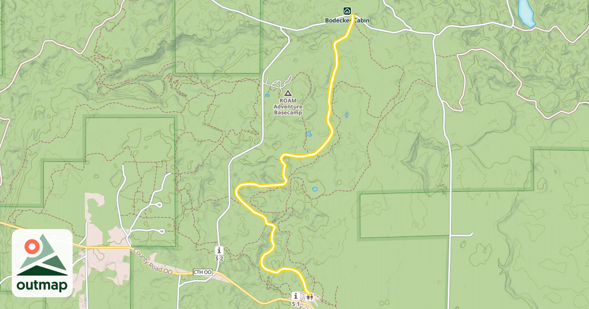 Map of Birkebeiner Trail