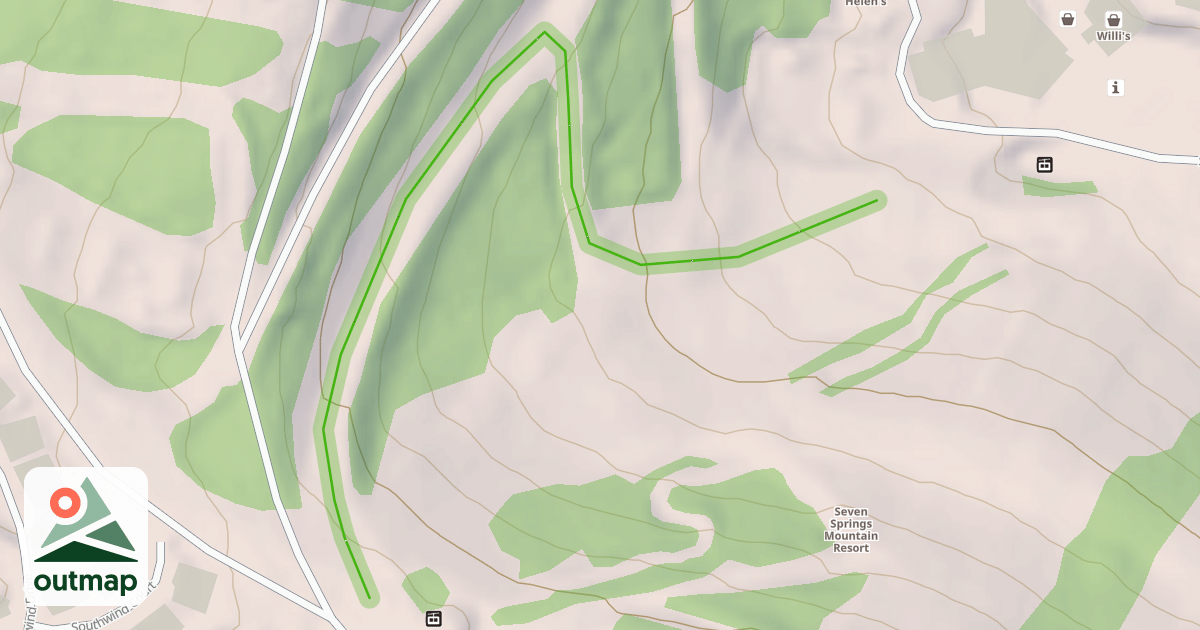 Map of Fawn Lane Trail