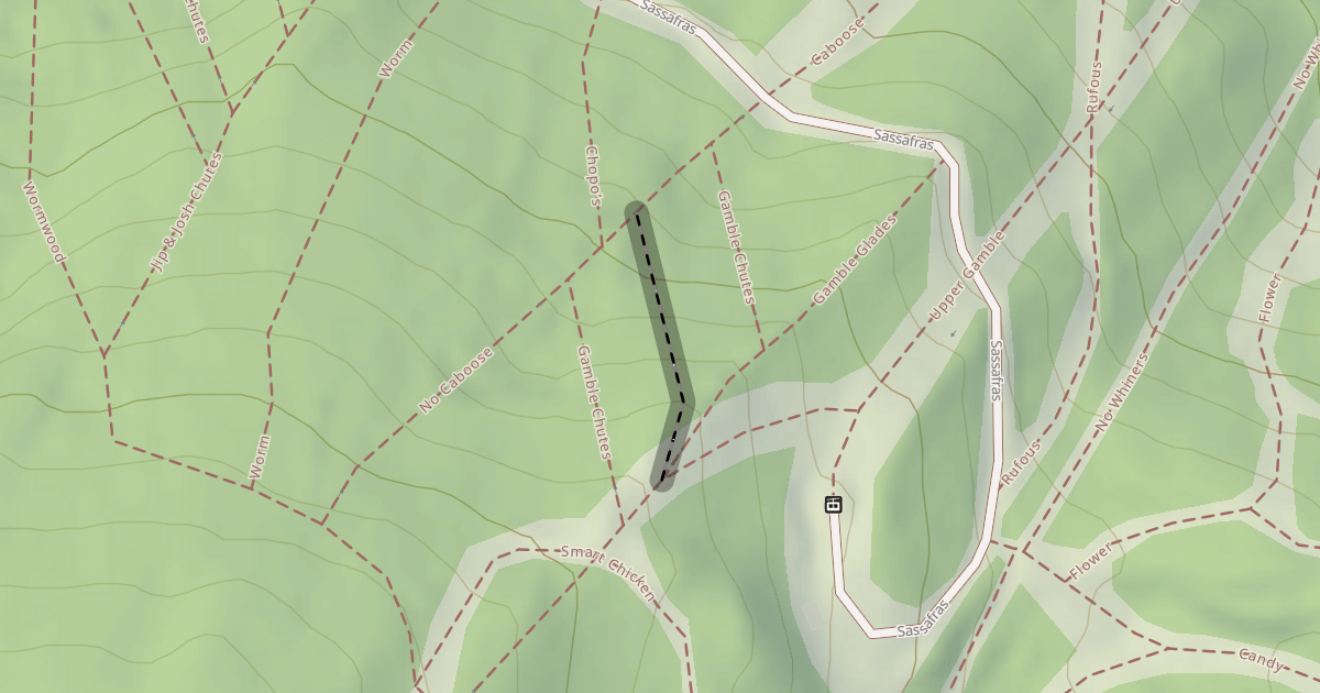 Map preview of Gamble Chutes