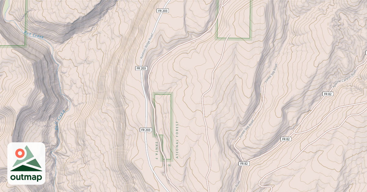 Map of USFS National Forest System Roads {489EFFC5-0C83-44D3-8DA4-22DCFB3FFE16}
