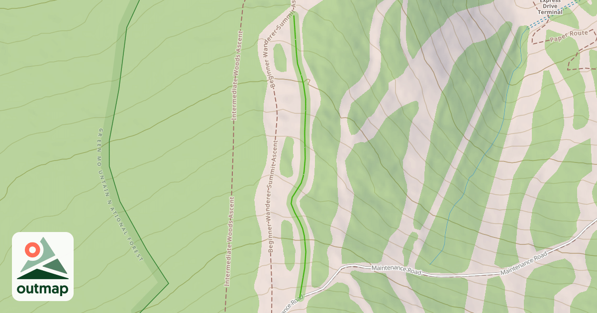 Map of Lower East Meadow