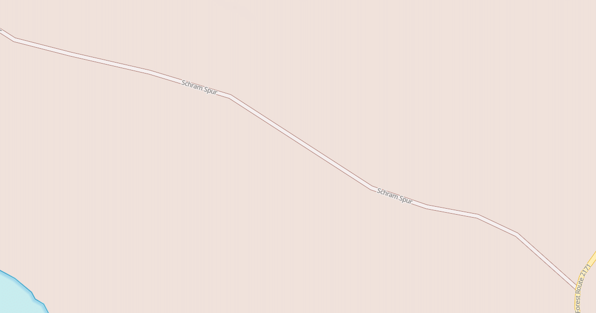 Map preview of SCHRAM SPUR LANE SOUTHEAST