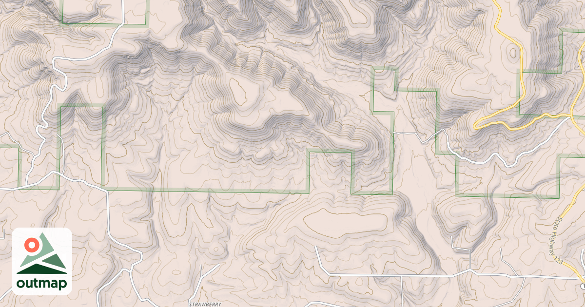 Map of DRY CREEK