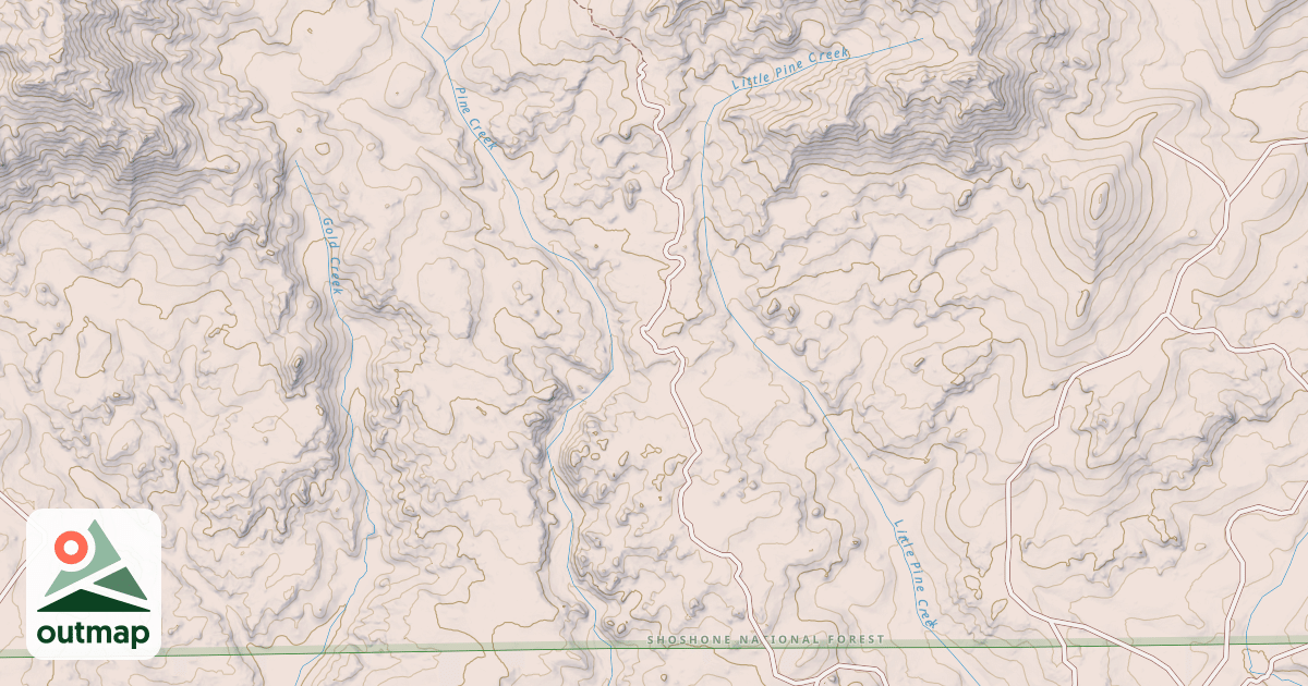 Map of LITTLE PINE