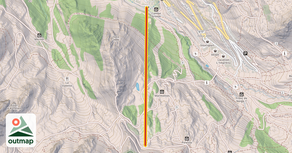 Map of Mercantour