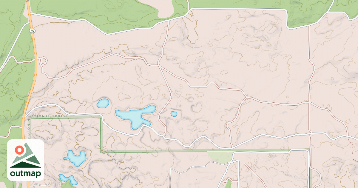 Map of ALCONA ATV TRAIL