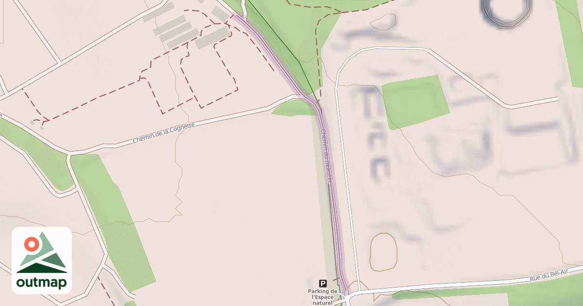 Map of Chemin du Beauzet