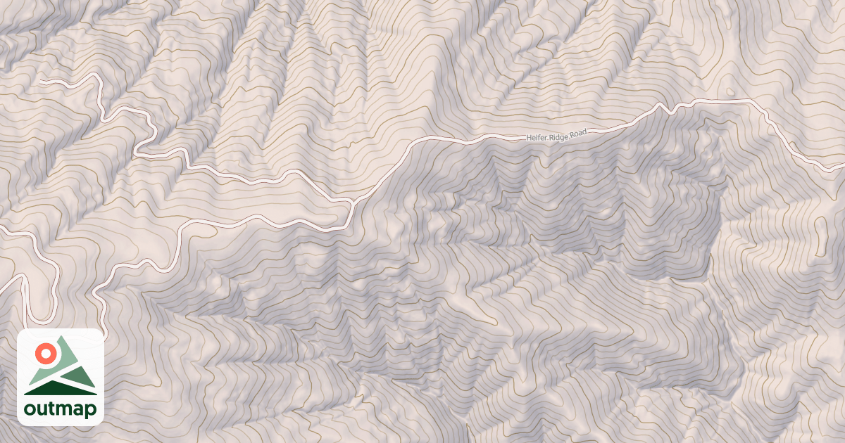 Map of HEIFER RIDGE