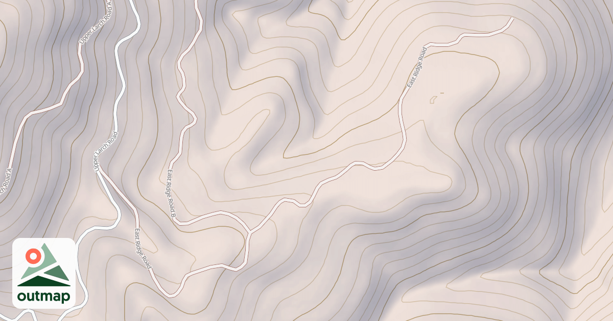Map of EAST RIDGE