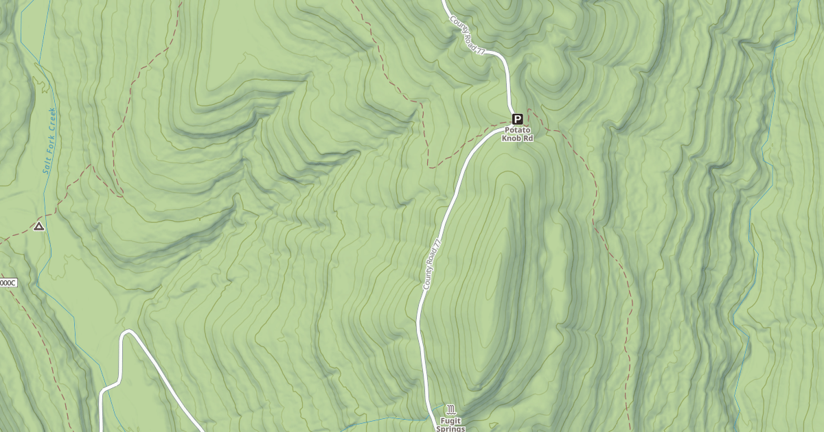 Map preview of USFS National Forest System Roads {6A762B33-7E40-49BD-B40D-C0E61B74B596}