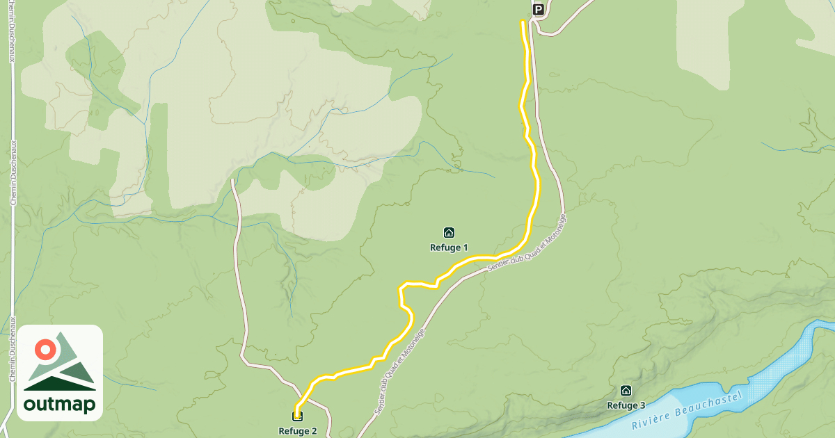 Map of #2 La Deuxième