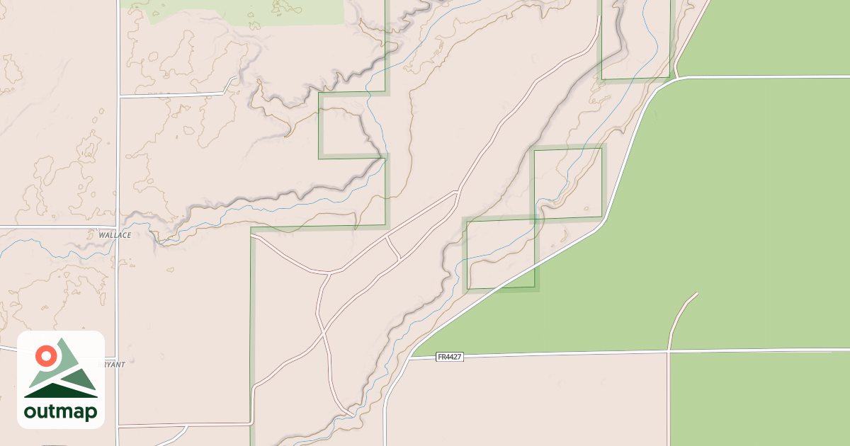 Map of 4557