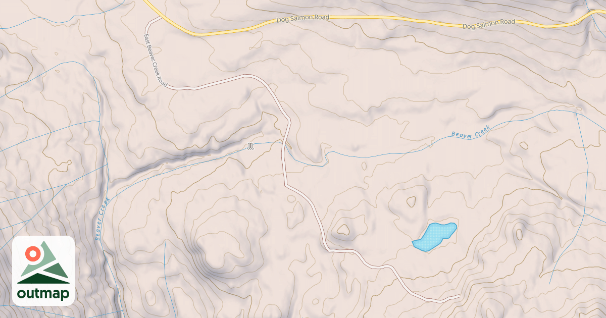 Map of EAST BEAVER CREEK