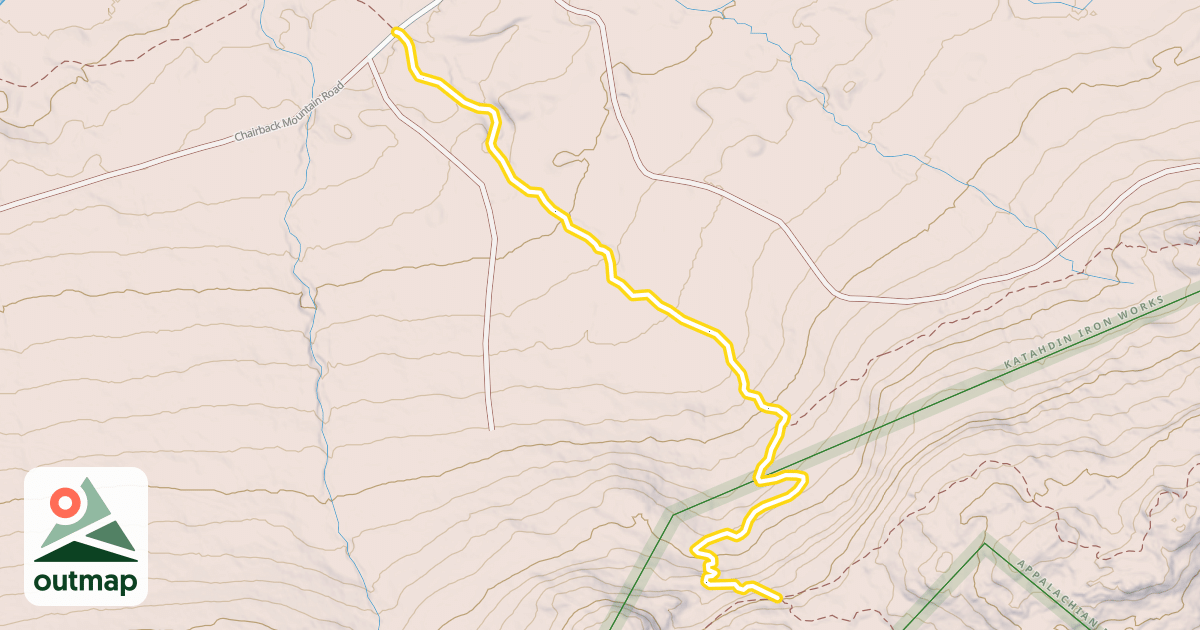 Map of Third Mountain Trail