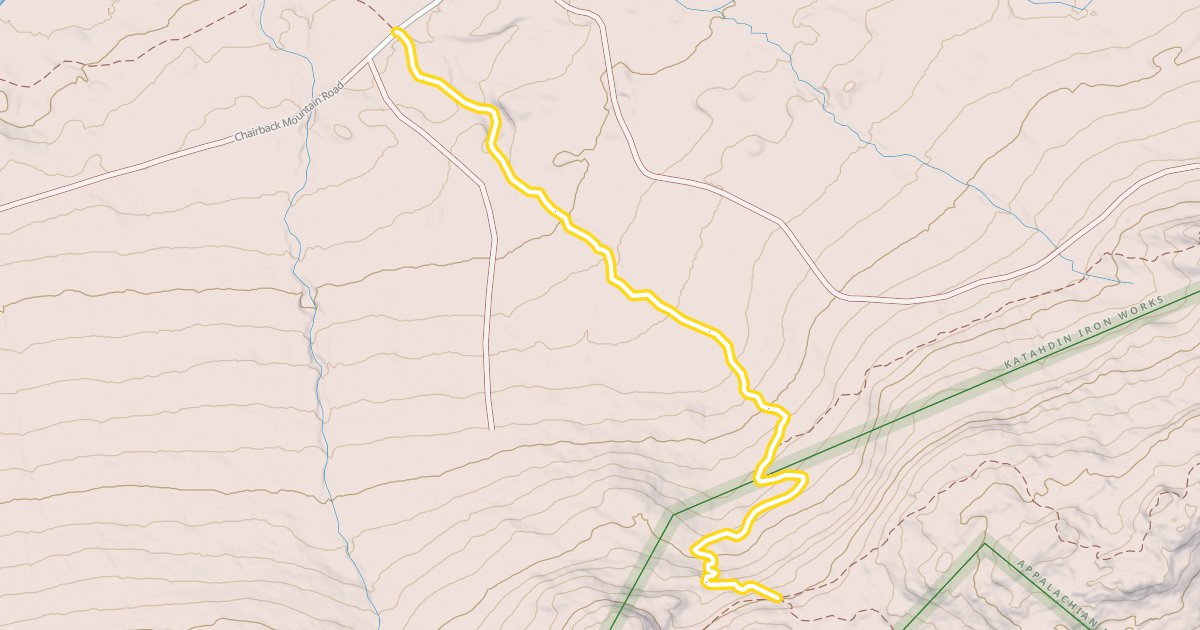 Map preview of Third Mountain Trail