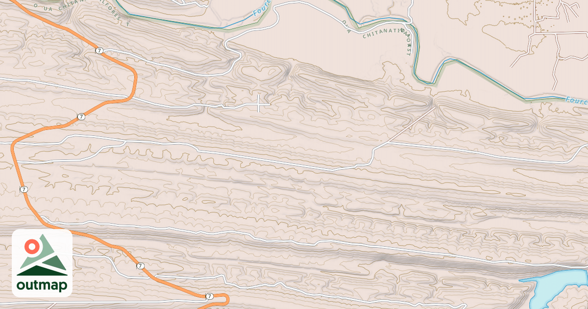Map of WALLACE BRIDGE