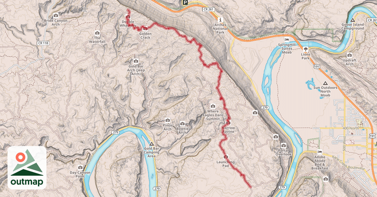 Map of Golden Spike