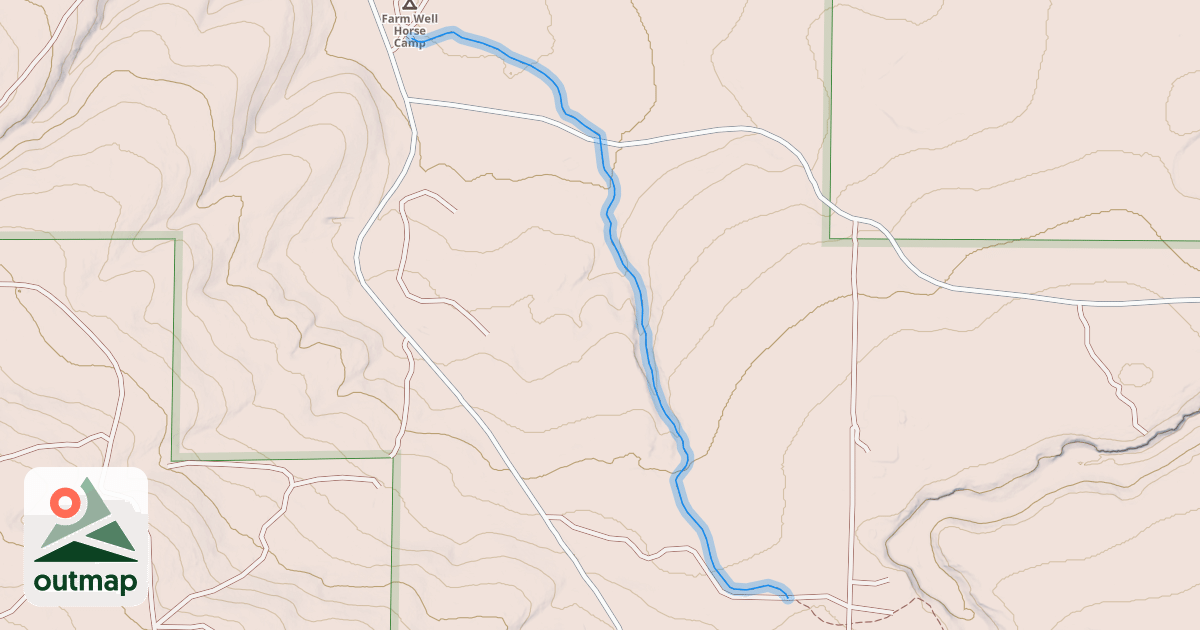 Map of Fremont National Recreation Trail