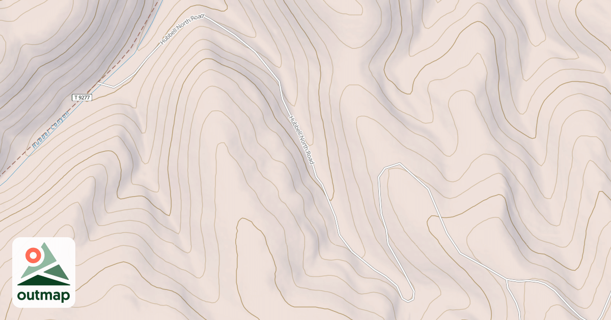 Map of HUBBELL NORTH
