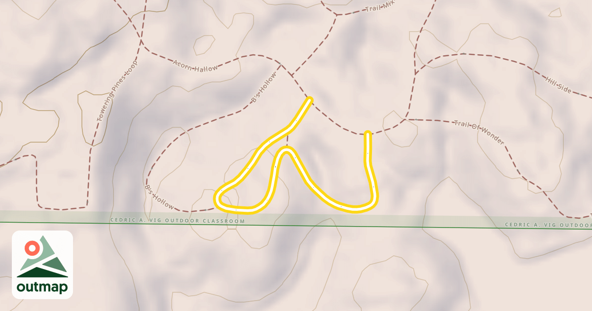 Map of Butterfly Grove