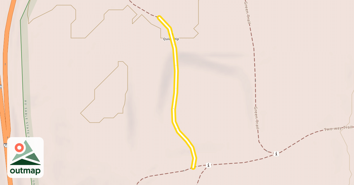 Map of Green Trail