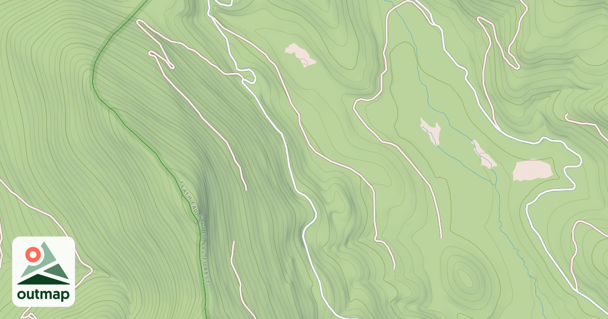 Map of BOWEN LAKE