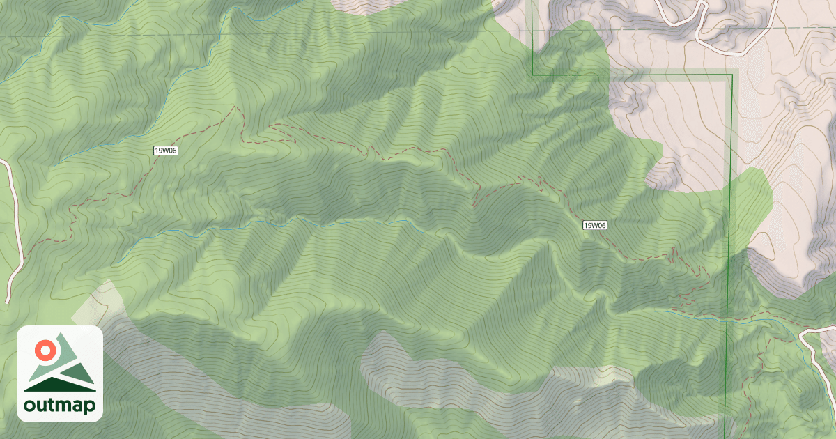 Map of USFS Motor Vehicle Use Map Trails 6849
