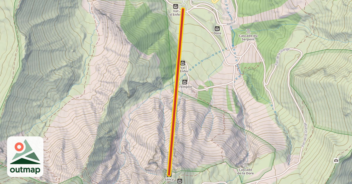 Map of Sancy