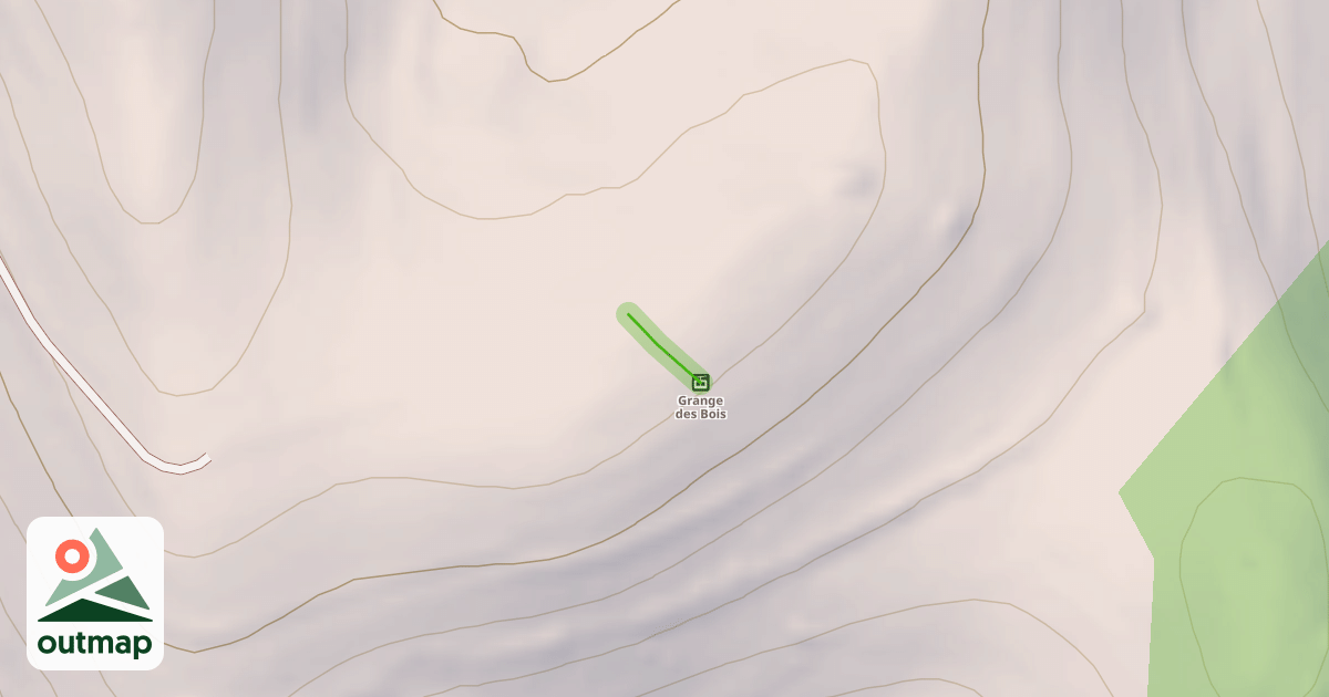 Map of La Grange des Bois