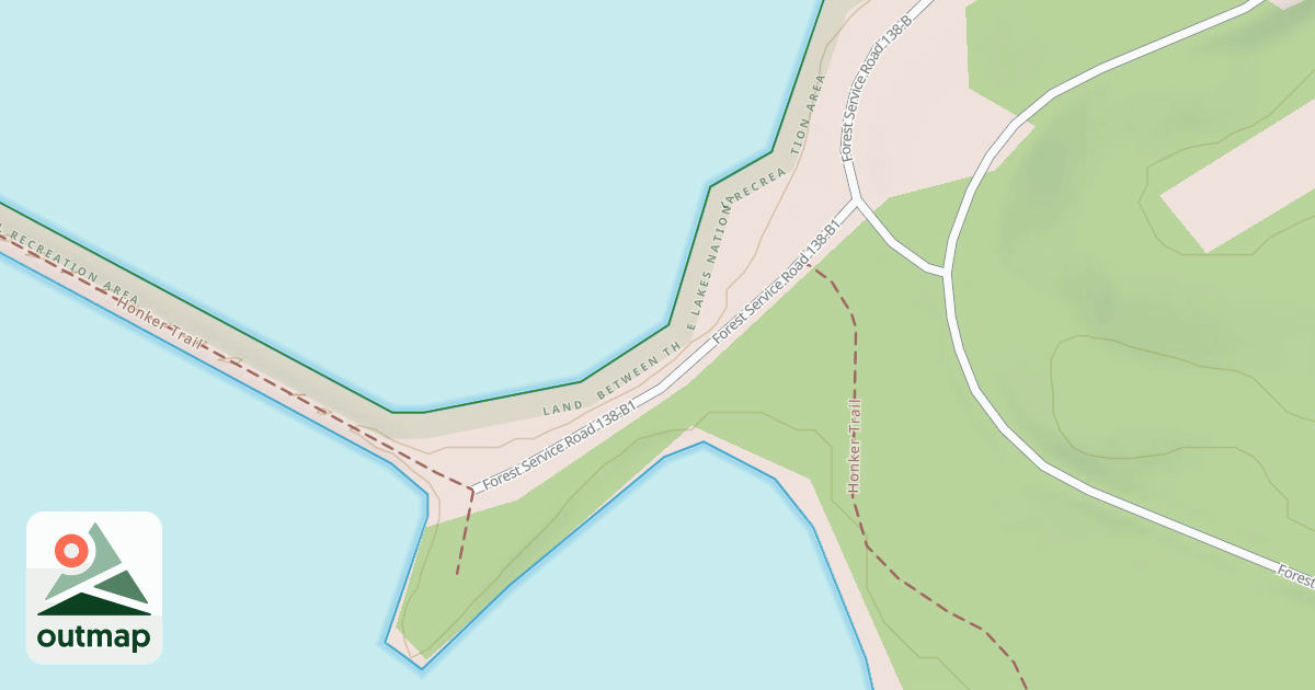 Map of HONKER DAM DAY USE SPUR