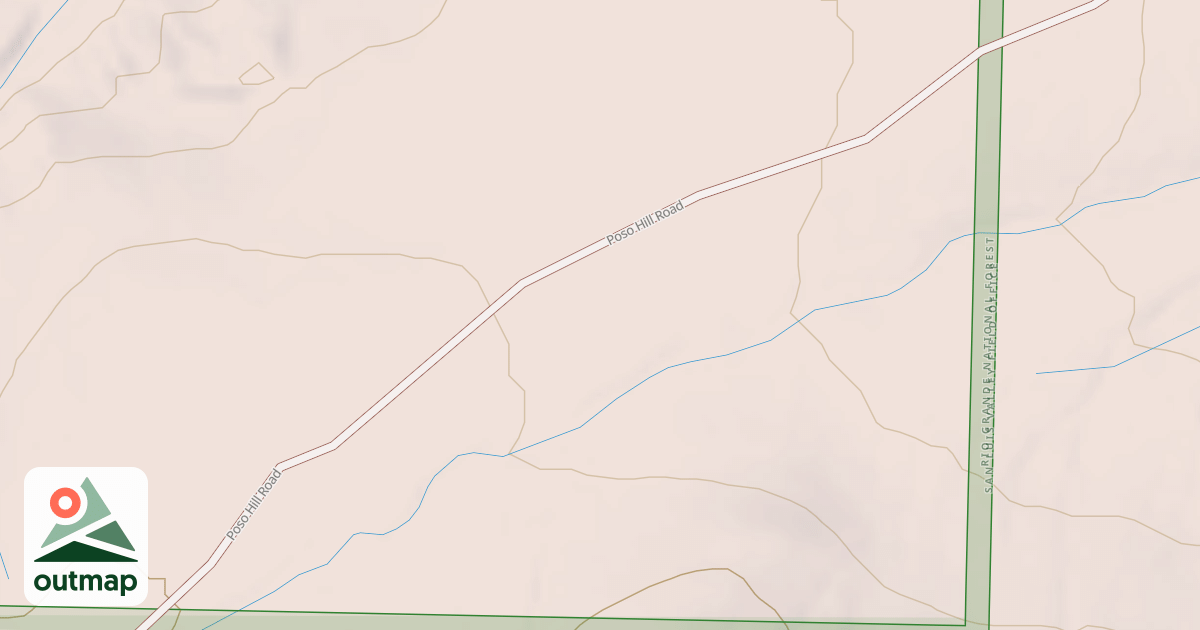 Map of POSO HILL
