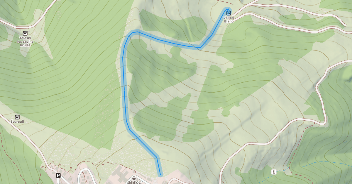 Map preview of Vallon Blanc