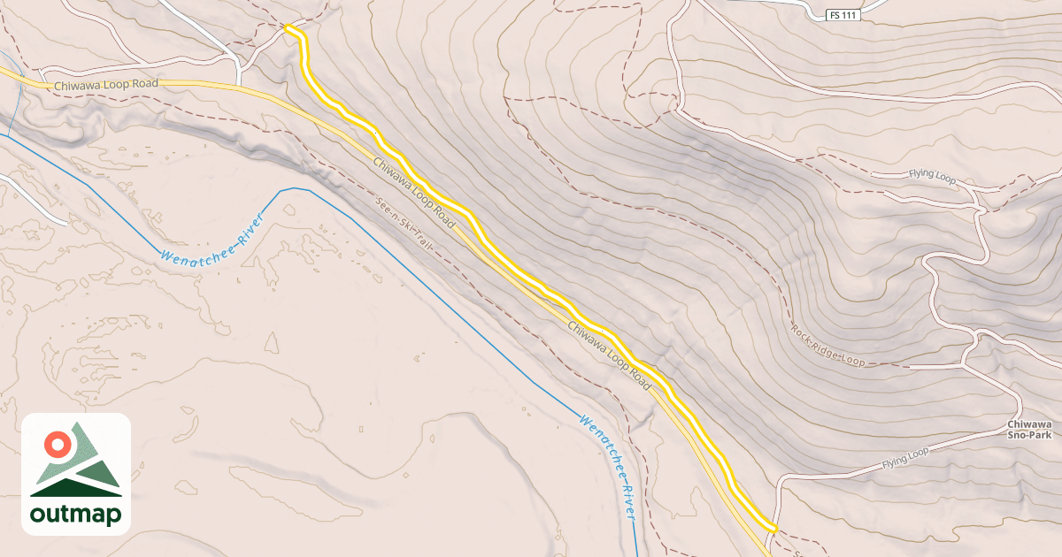 Map of Squirrel Run