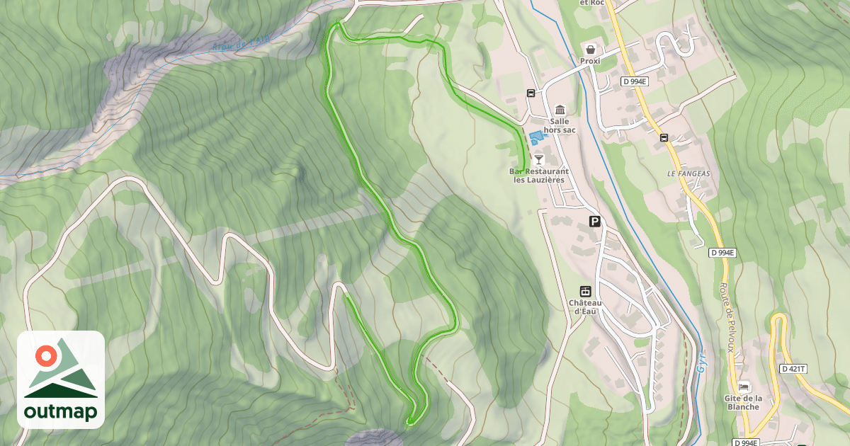 Map of Le Trappeur