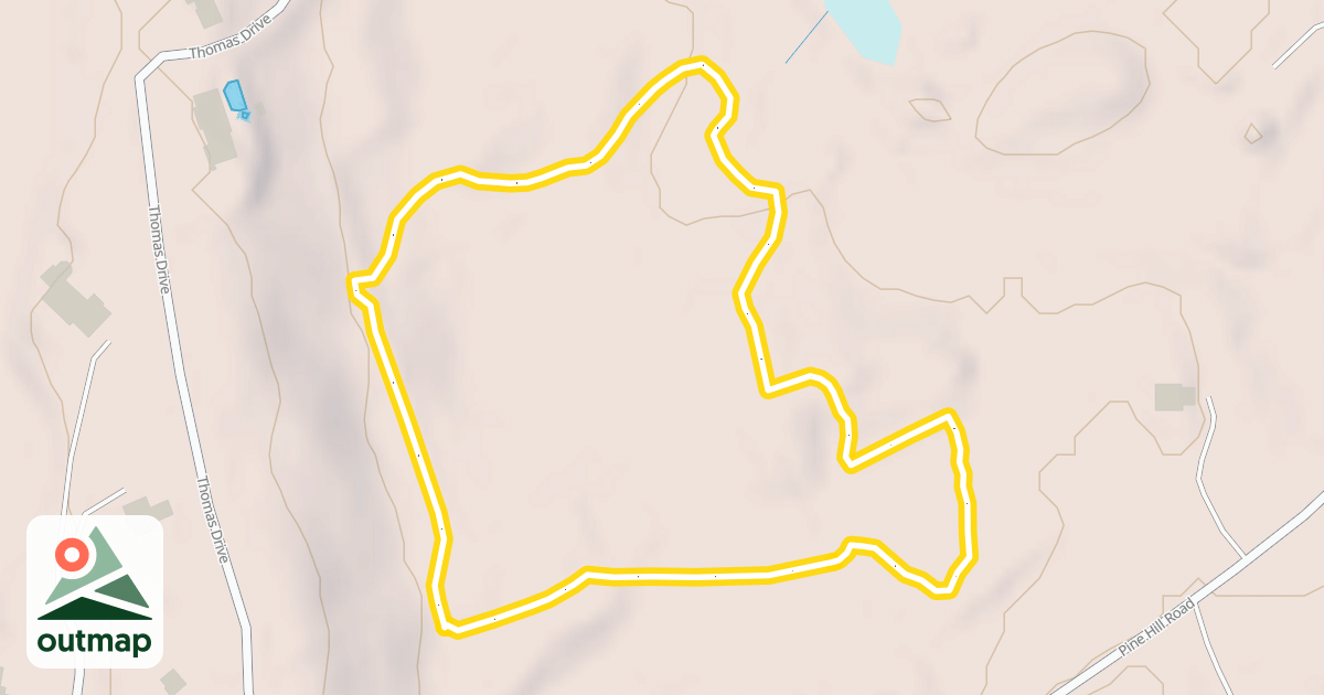 Map of Winter Cross Country trail