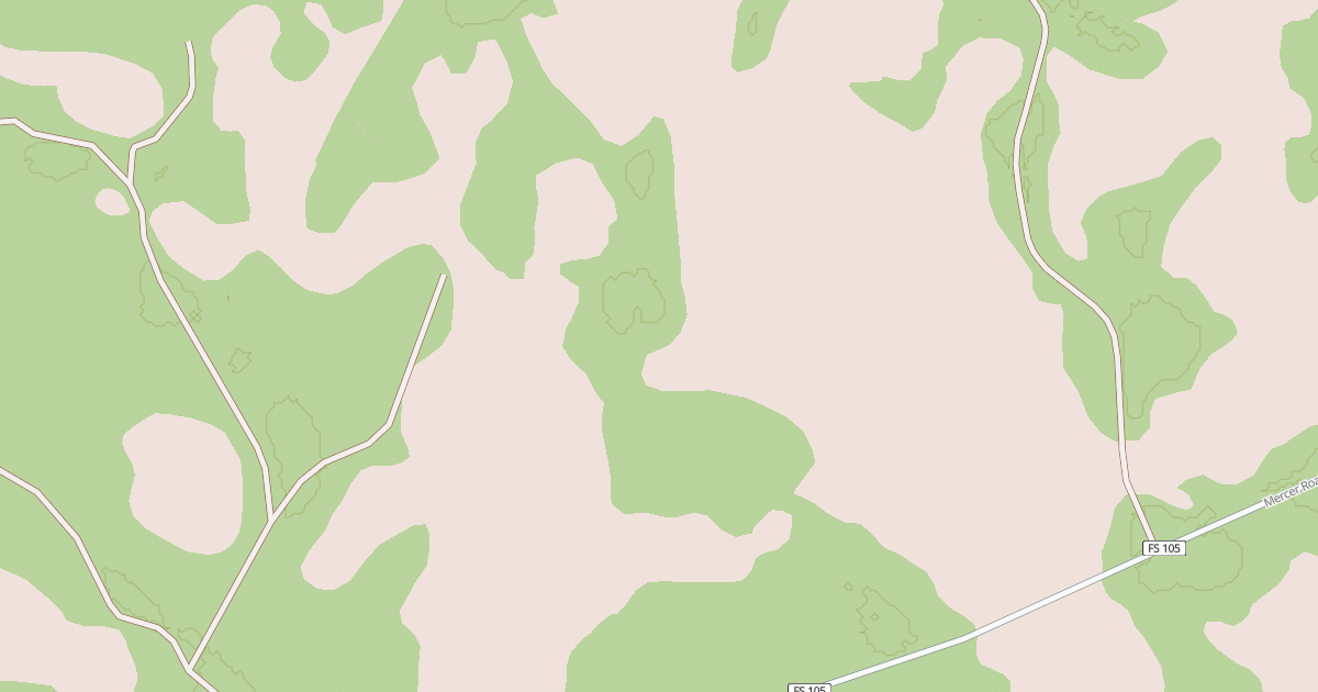 Map preview of USFS National Forest System Roads {2055805B-7967-4E47-97CC-76D287941637}