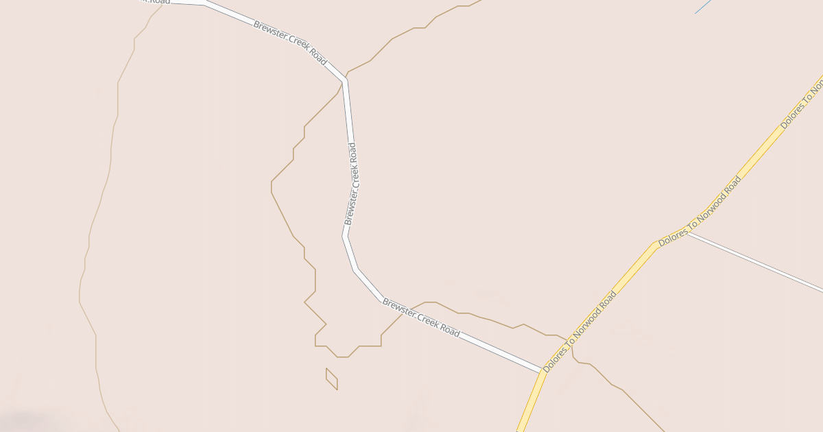 Map preview of BREWSTER CREEK