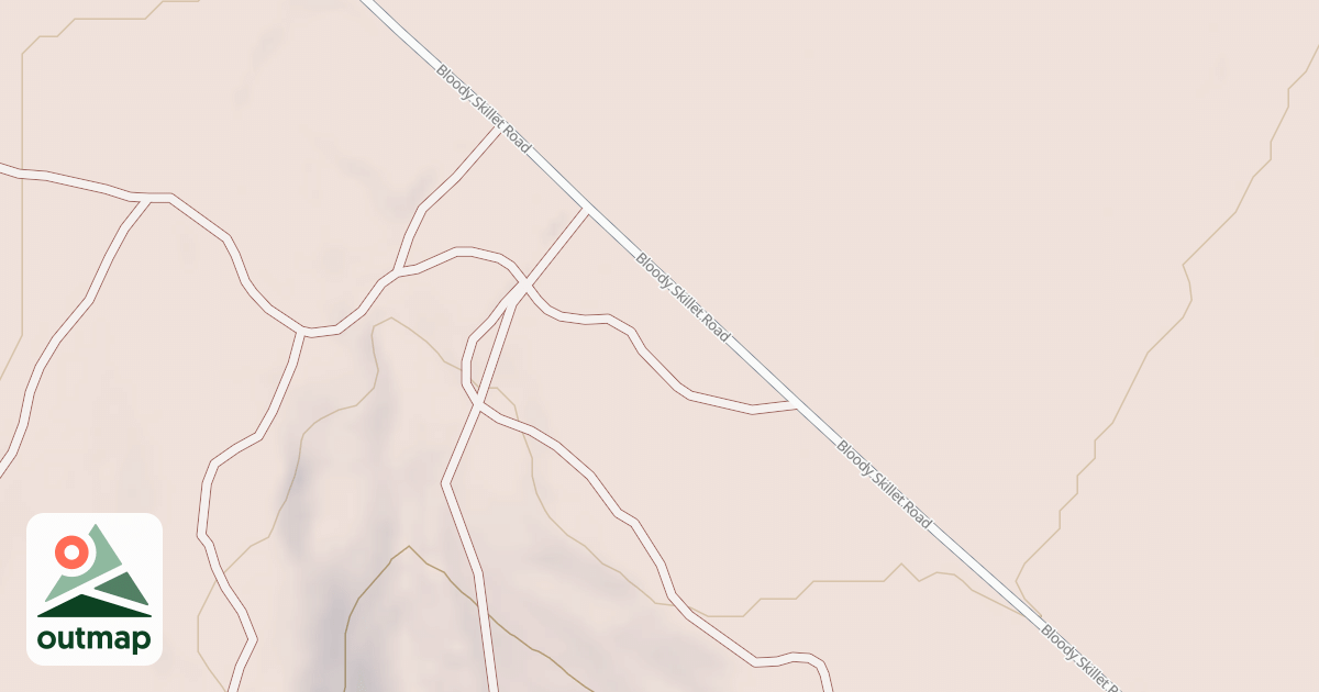 Map of Bloody Skillet ATV Trail
