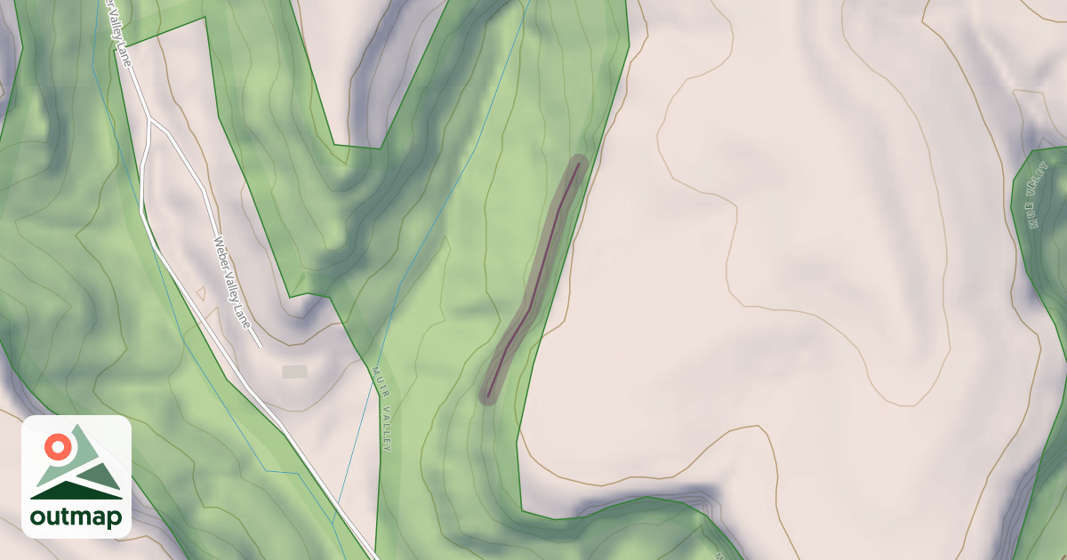 Map of Coyote Cliff