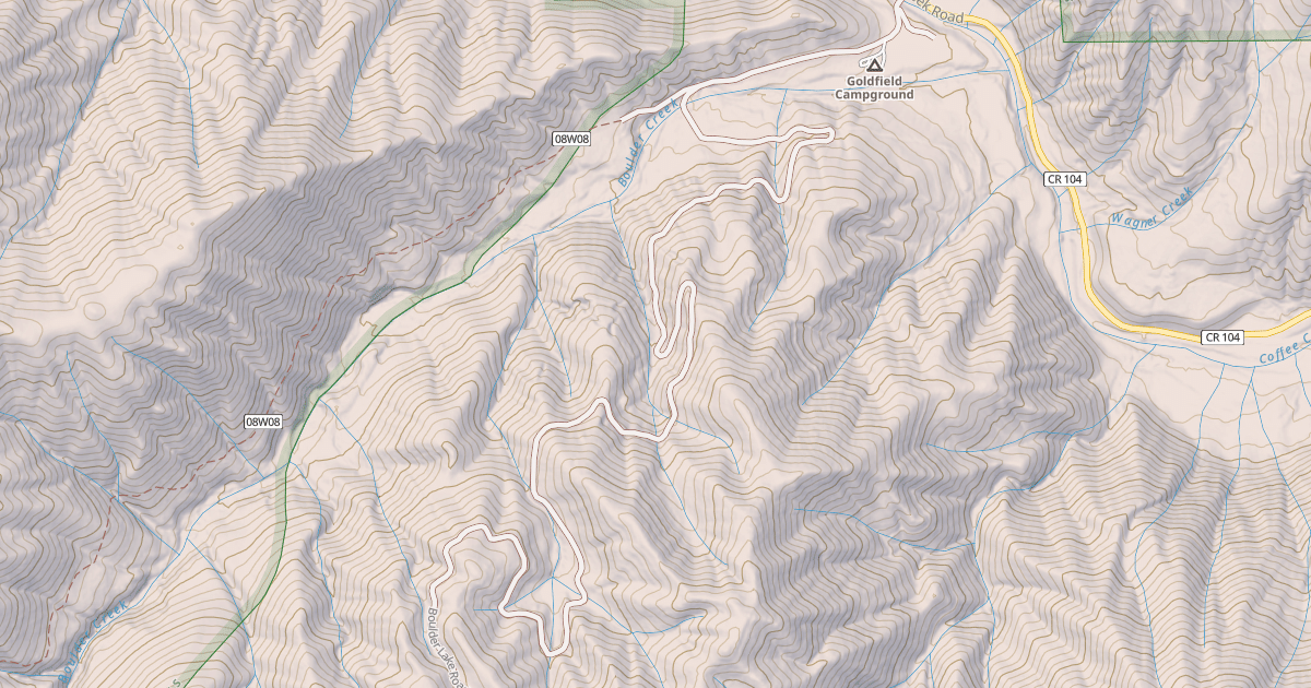 Map preview of BOULDER LAKE