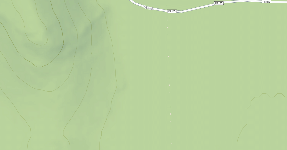 Map preview of USFS National Forest System Roads {2AC42099-AFBD-4CEB-8982-C6353C656EB1}