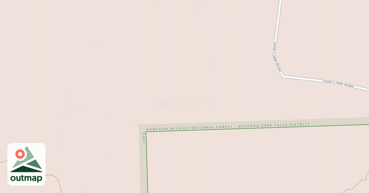 Map of SILVER CREEK ROAD